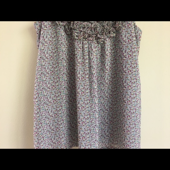 Summer Boutique Tunic Chiffon Top sleeveless Small - Picture 6 of 8